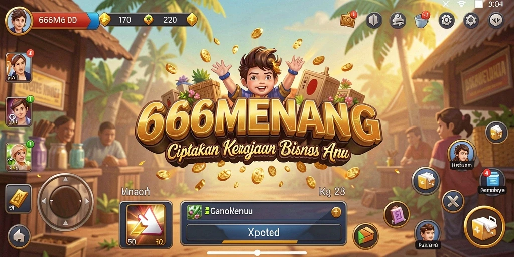 Tampilan screenshot utama saat bermain game Tycoon.