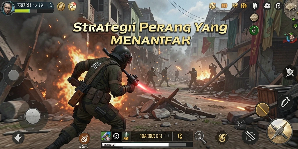 Tampilan gameplay <strong>797K</strong> yang penuh aksi dan strategi.
