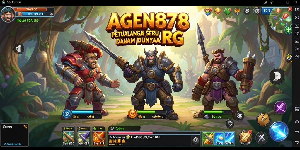 Tampilan gameplay AGEN878 dengan aksi seru dan grafis menawan.