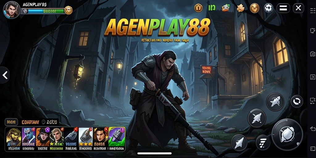 Screenshot gameplay menampilkan suasana Horror yang intens.