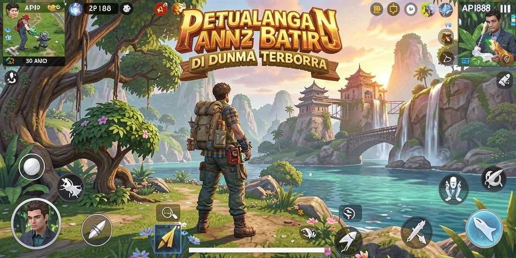 Tampilan screenshot API88 menunjukkan dunia terbuka yang menakjubkan.