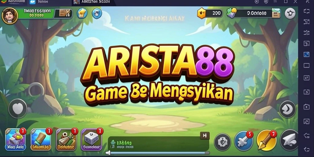 Tampilan gameplay seru dari ARISTA88 dengan elemen Idle yang menantang.