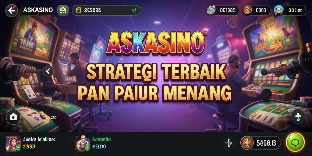 Screenshot menunjukkan strategi mendalam dalam gameplay ASKASINO.