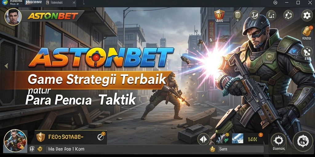Screenshot utama ASTONBET menampilkan momen strategis yang menegangkan.