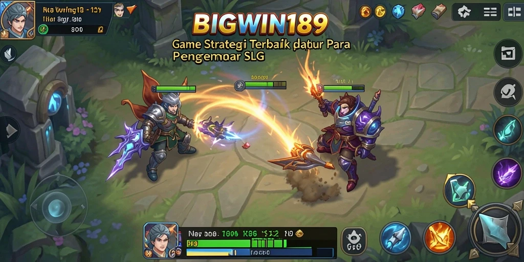 Tampilan gameplay menarik dari BIGWIN189 yang memikat pemain SLG.