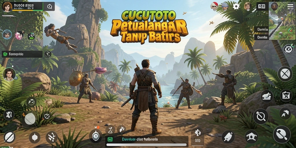 Gameplay seru di dunia terbuka CUCUTOTO.
