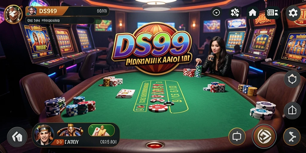 Screenshot utama DS99 menampilkan gameplay Kasino yang seru dan menarik.