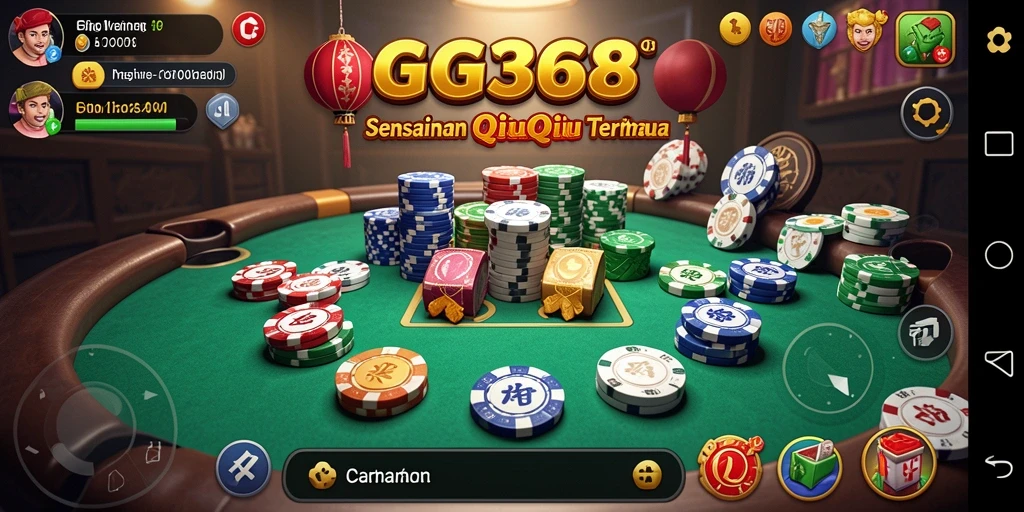 Screenshot utama dari gameplay seru QiuQiu di GG368.