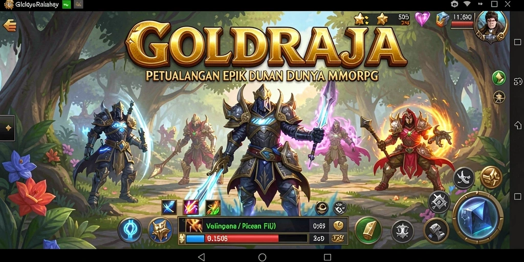 Gameplay seru dan interaktif di dunia fantasi GOLDRAJA.