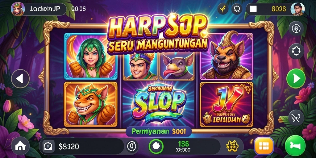 Tampilan gameplay slot yang menarik dan penuh warna.