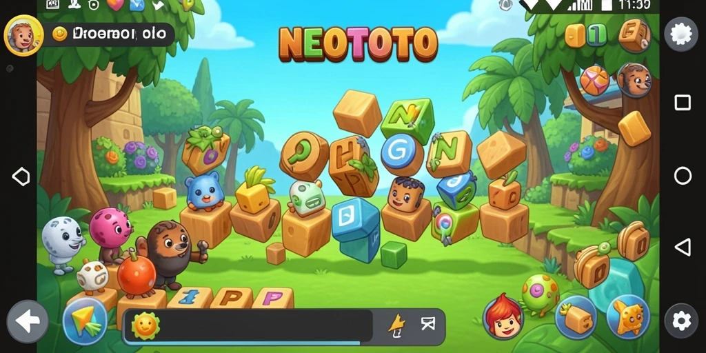 Tampilan screenshot NEOTOTO dengan gameplay Puzzle yang menantang.