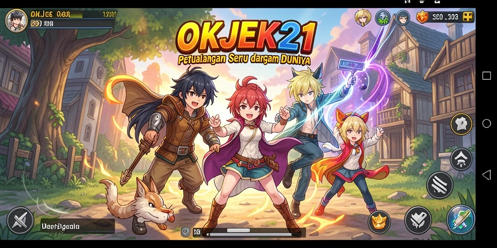 Tampilan gameplay seru dengan karakter Anime yang menarik.