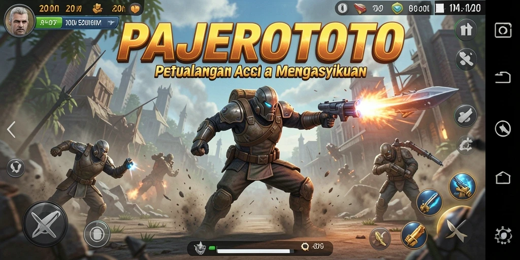 Screenshot gameplay PAJEROTOTO yang menampilkan aksi yang mendebarkan.