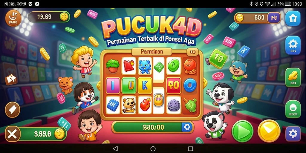 Tampilan gameplay menarik dari permainan Bingo PUCUK4D.