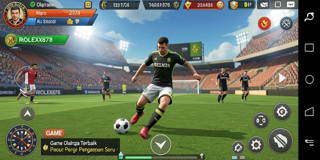 Gameplay seru dari ROLEX878 dengan aksi sport yang mendebarkan.