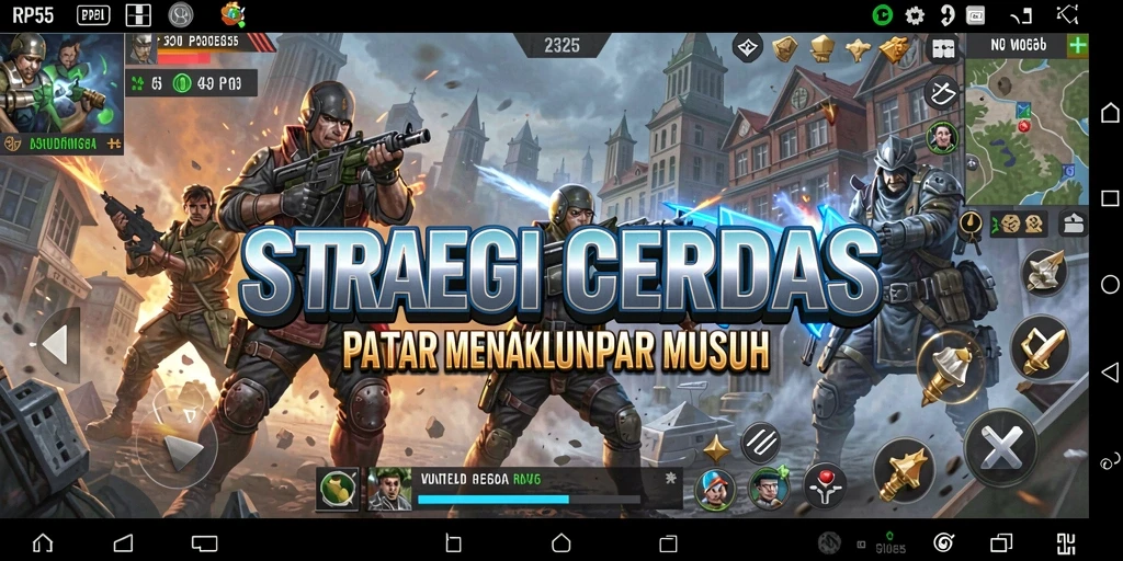 Gameplay seru dan penuh strategi dalam RP55.