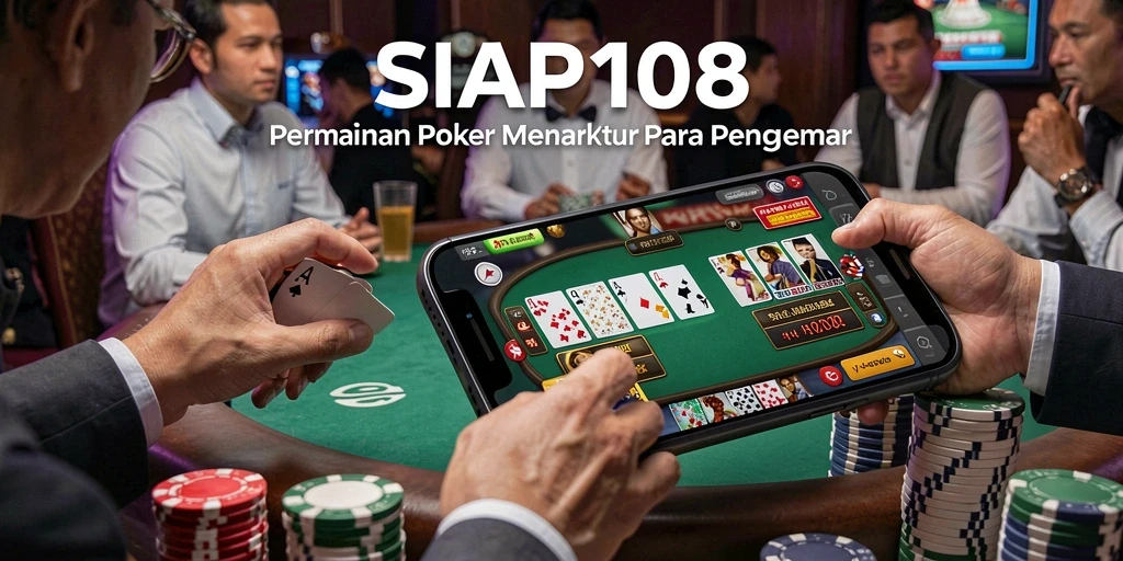 Tampilan screenshot dari gameplay Poker yang mendebarkan di SIAP108.
