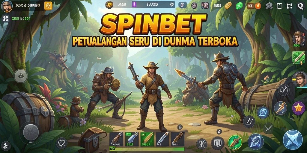 Tangkapan layar SPINBET, menampilkan pemain menjelajahi dunia terbuka yang menakjubkan.