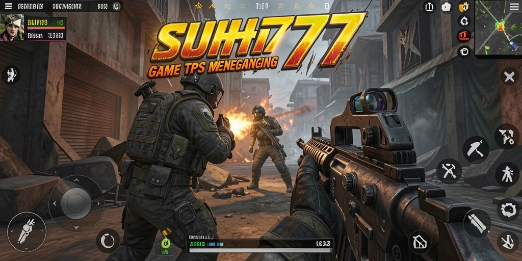 Tangkapan layar dari gameplay menegangkan dalam SUHU777.