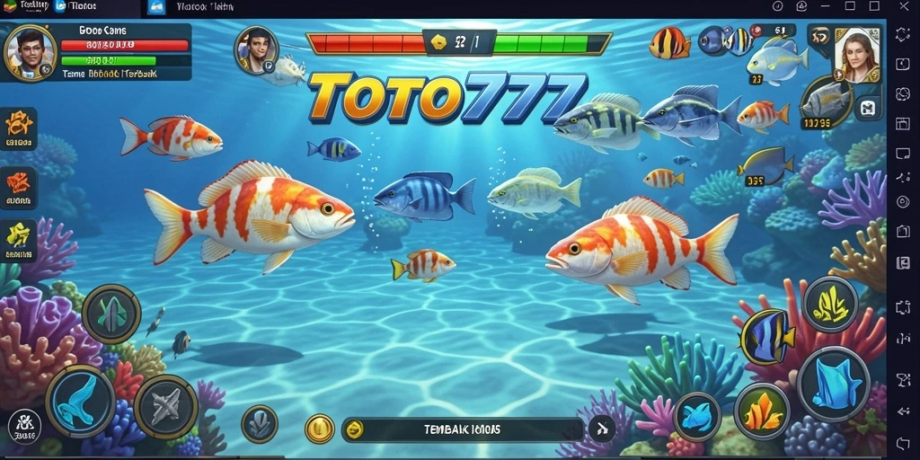 Gambaran gameplay Tembak Ikan yang penuh aksi dan keseruan.